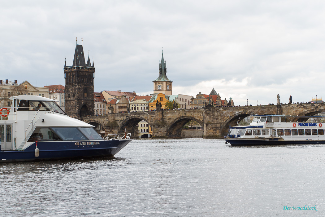 Blick zur Karlsbrücke